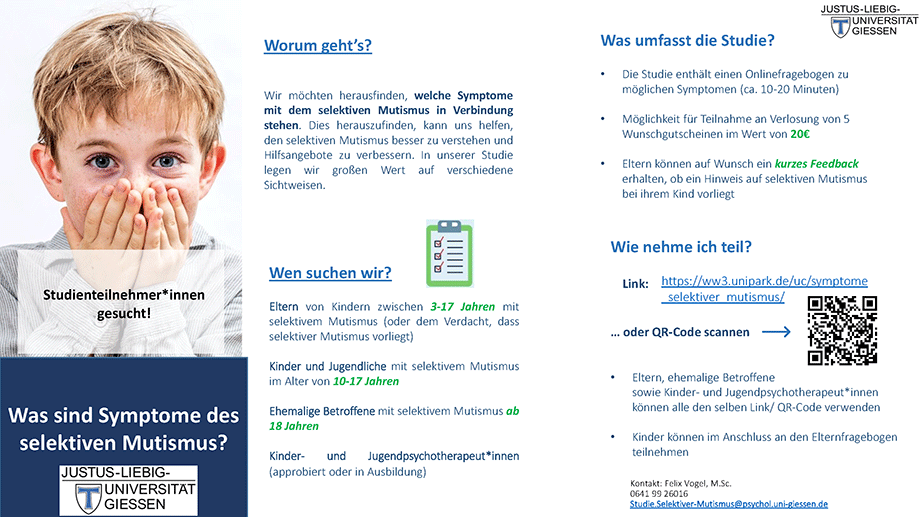 Flyer zur Studie