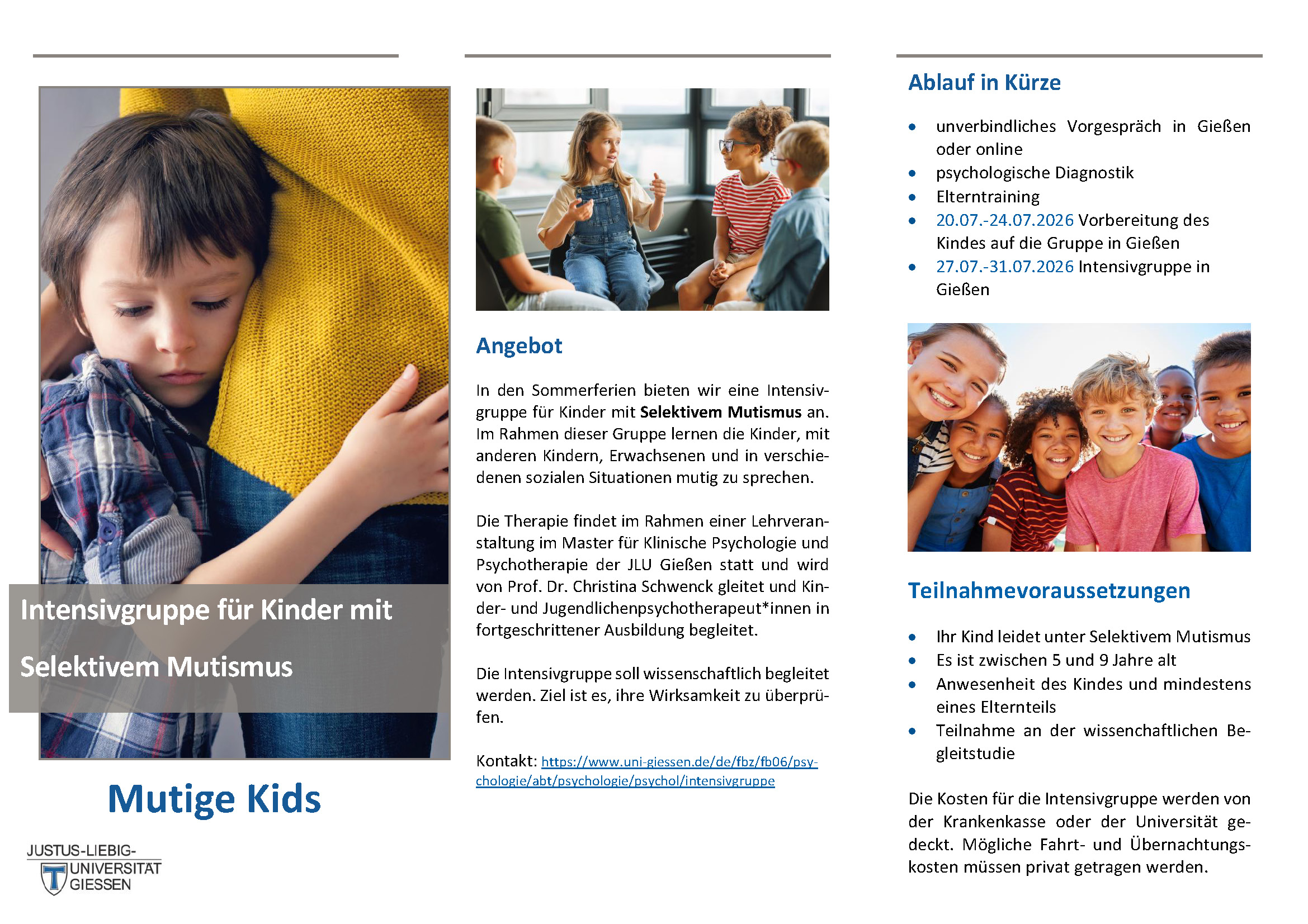 Flyer Mutige Kids Camp 2026